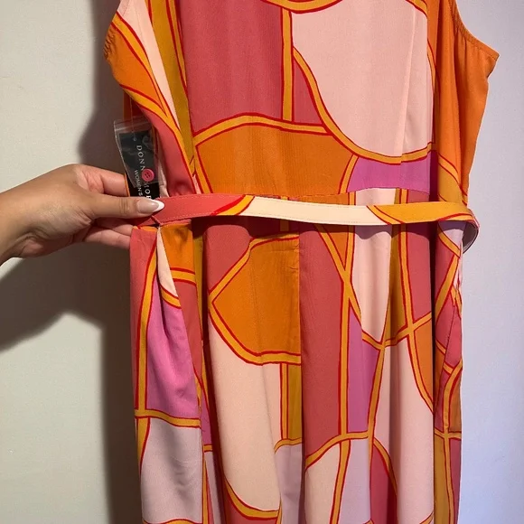 NWT Donna Morgan Sleeveless Button Down Maxi Dress - Picture 13 of 16